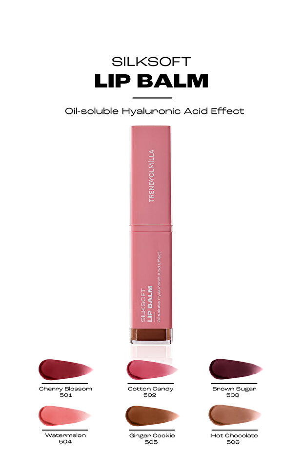 Shea Yağı İçeren Nemlendirici Vegan Renkli Simli Lipbalm Ginger Cookie-505 TKZAW25RJ00002 - 5
