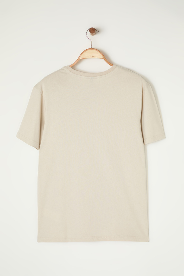 Vizon Slim/Dar Kesim Basic V Yaka Kısa Kollu %100 Pamuklu T-Shirt TMNSS19BO0002 - 2
