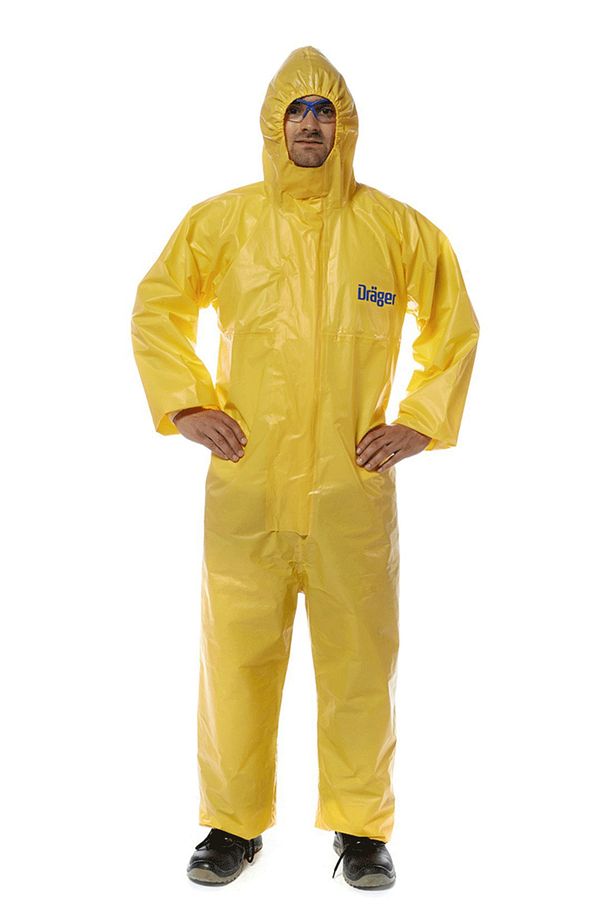 Draeger Koruyucu Tulum SPC 4400  (2XL), Sarı (CPM) - 1