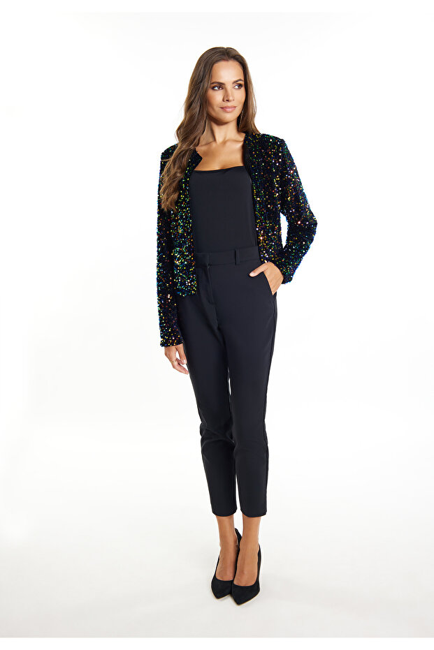 Jacke mit Pailletten - 1