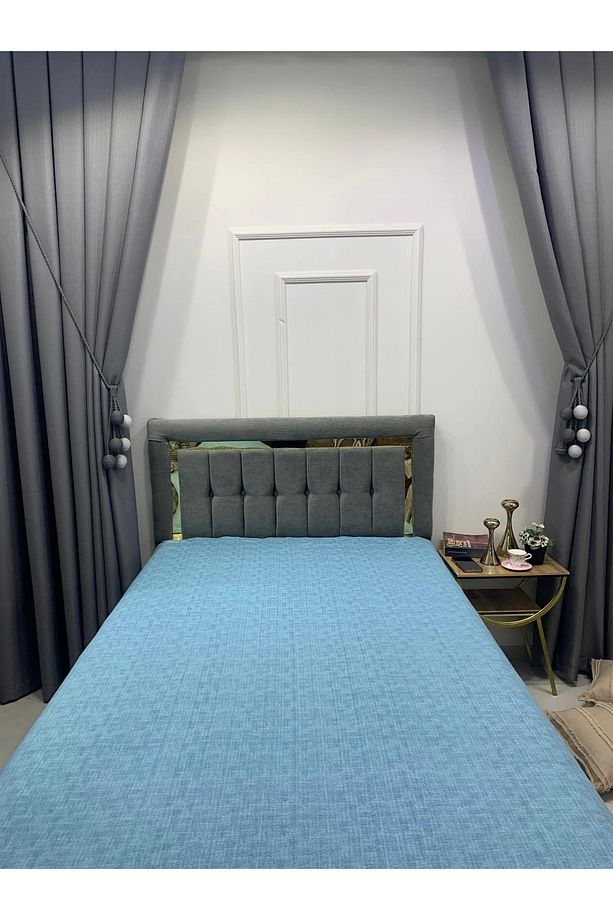 Nivemeshome Turkuaz 160x230 Tek Pike Örtüsü Tek Kişilik - 3