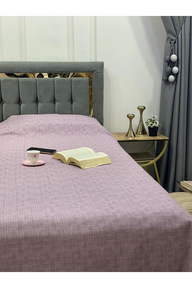 Nivemeshome Lila 160x230 Tek Pike Örtüsü Tek Kişilik - 1