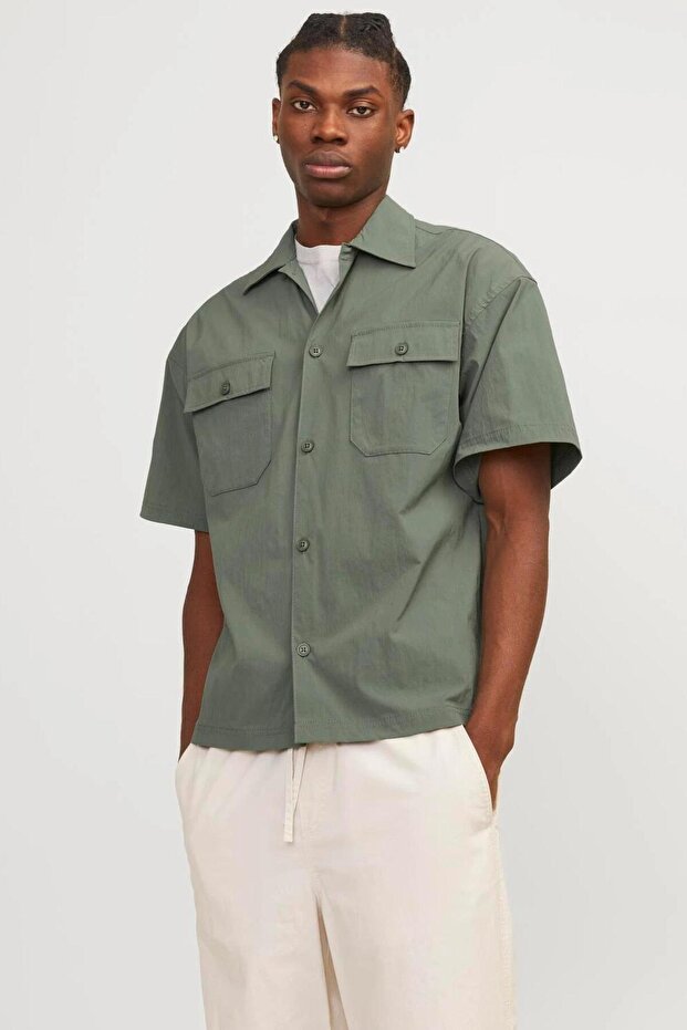 12251280 Jcoaltitude Relaxed Fit Shirt Ss Men's Shirt