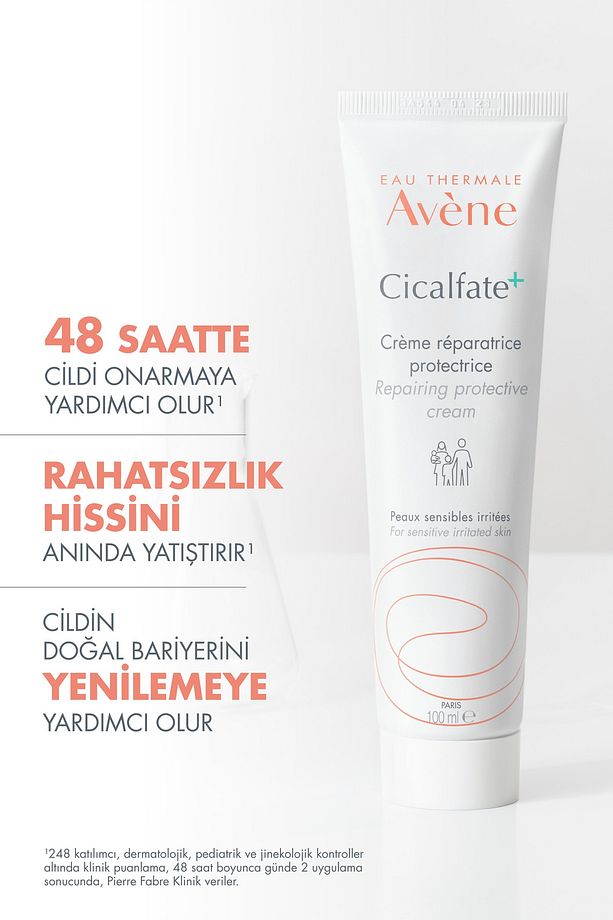 Cicalfate+ Yıpranmış ve Hassas Ciltler için Onarıcı Bakım Kremi X Cleanance Yüz Temizleme Jeli 25ml - 3