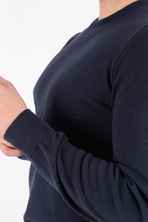 21009 Erkek Triko Kazak - 5