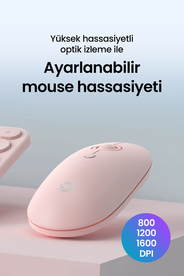 MK250 Elegance Combo Sessiz 2.4GHz Kablosuz Türkçe Q Klavye Mouse Seti - 6