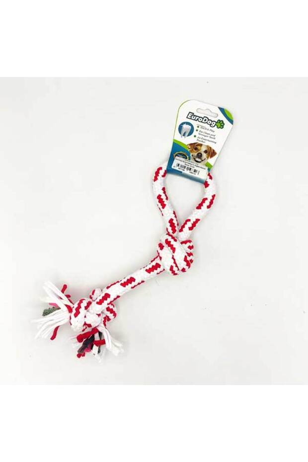 30 Cm Red White Three Knot Floss Ring