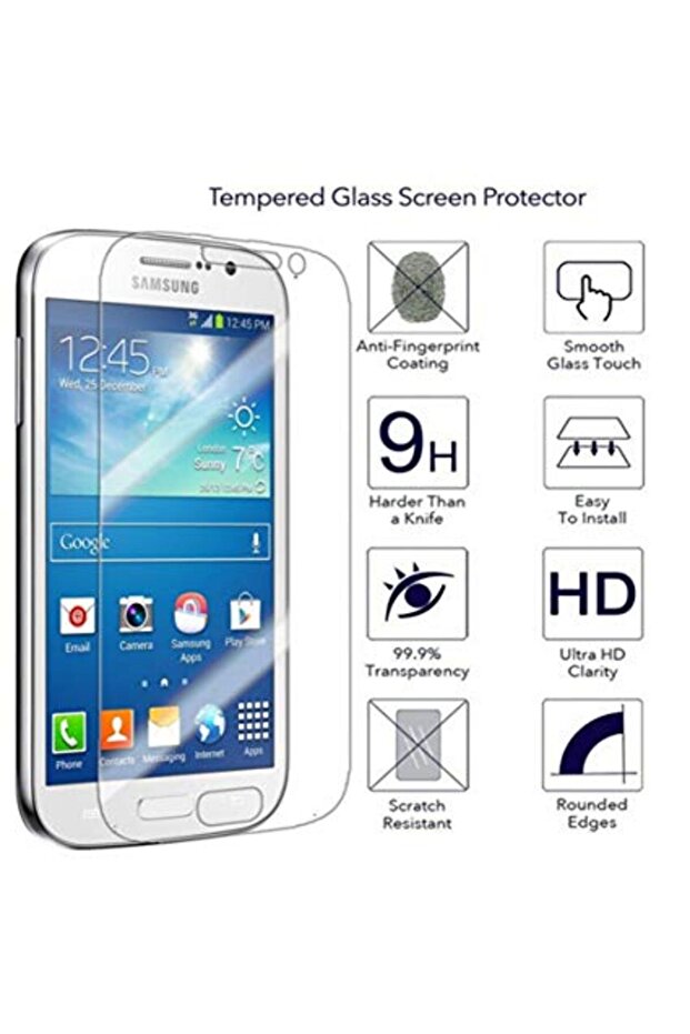 واقي شاشة متوافق مع سامسونج 9H يغطي الشاشة بالكامل - 1