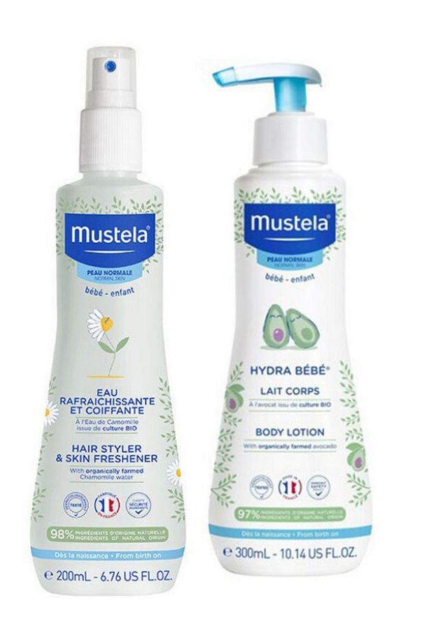 Papatya Suyu ile Canlandırıcı ve Şekillendirici Sprey 200 ml - Hydra Bebe Vücut Losyonu 300ml - 1