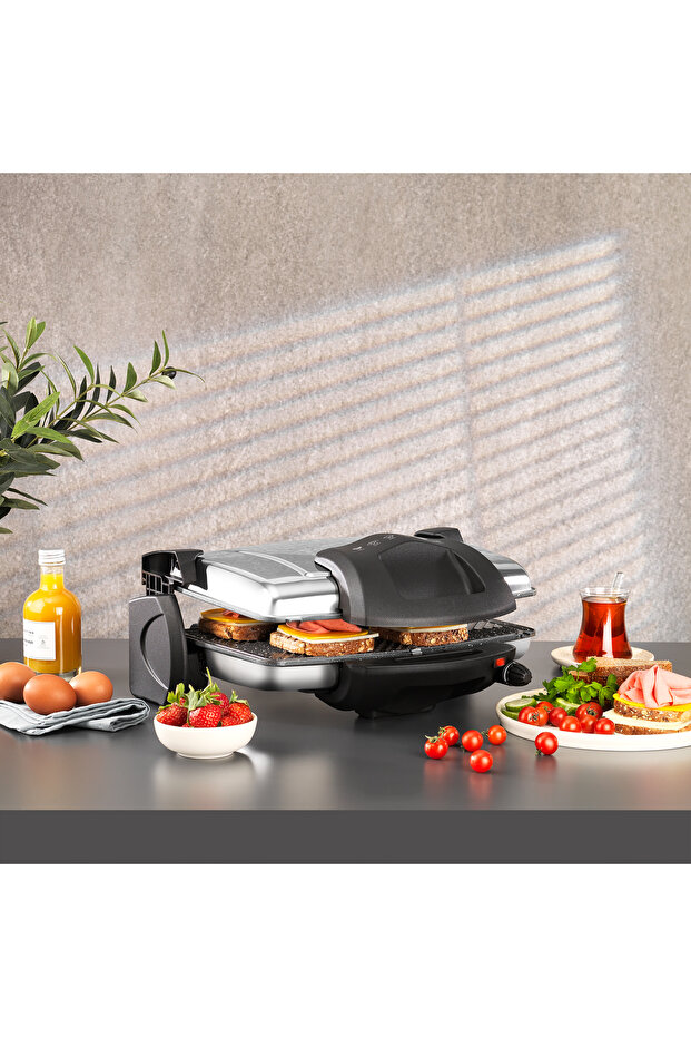Grill Chef Tost Makinesi-Inox - 2