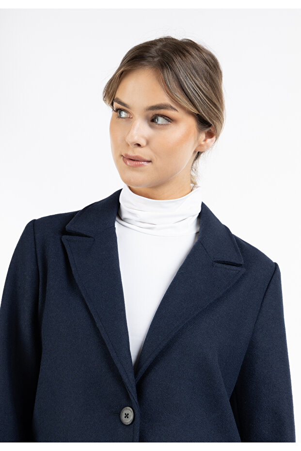 Long wool blend blazer - 5