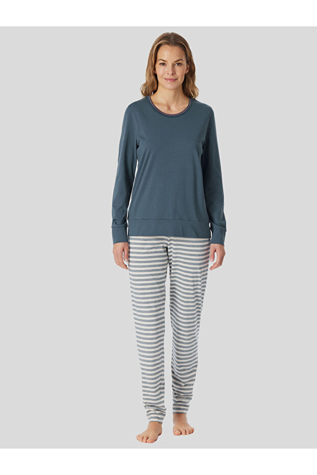 Pyjama Casual Essentials Schlafanzug Schlafmode Bequem - 1