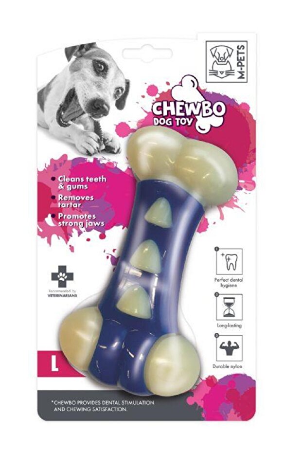 Chewbo Tribone Dental Dog Toy Large