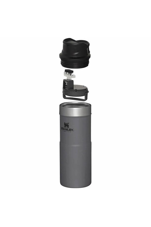 10-09848-052 Klasik Trigger Action 0,35 Litre Çelik Termos Bardak - Füme - 3