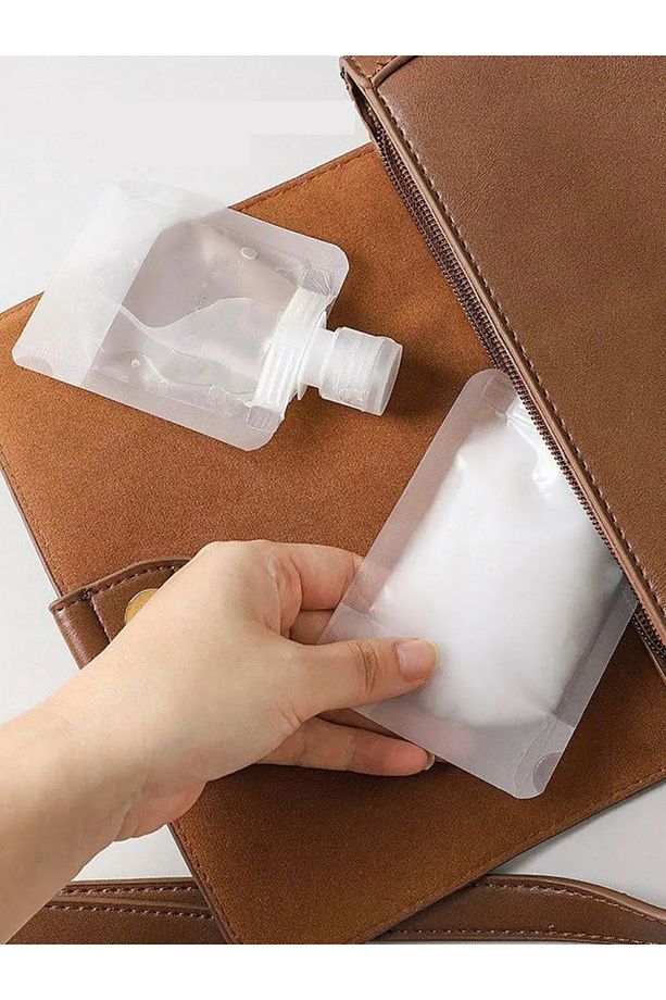 Doldurulabilir Krem Şampuan Kabı Tekrar Kullanılabilir Set 4 ADET 721129 - 2