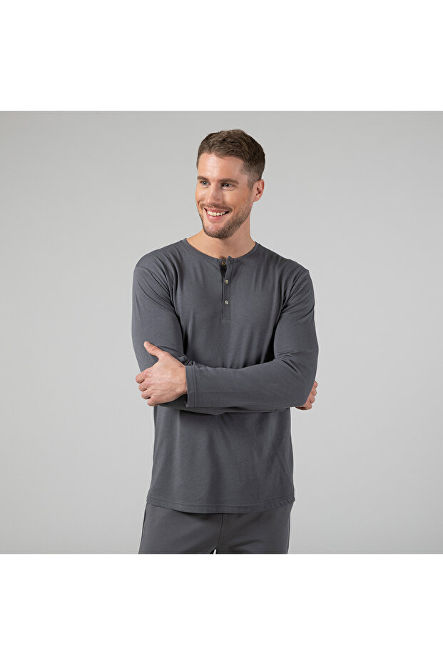 Luis T-shirt Kül - 5