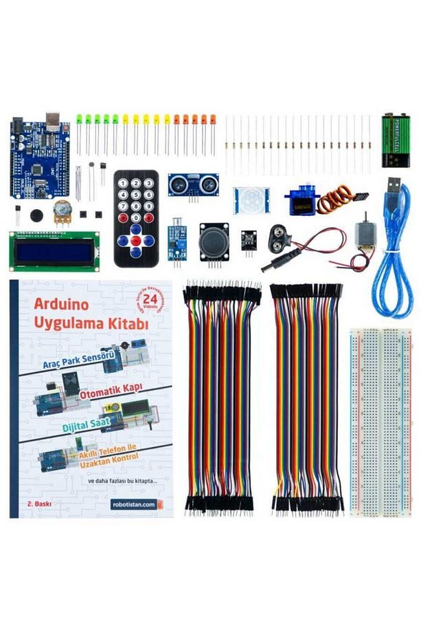 Arduino Uyumlu Süper Başlangıç Seti Uno Rev3 (KLON) (E-KİTAPLI VE VİDEOLU) - 7
