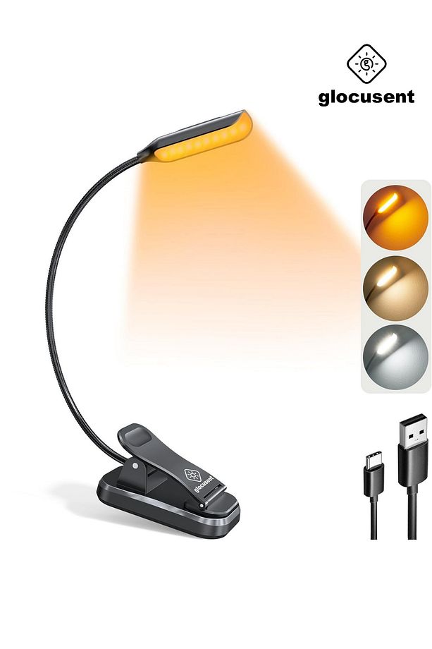 Şarjlı LED Masa, Kitap Lambası Çalışma, Okuma, Tamirci Ergonomik Esnek Şarjlı Type C - 1