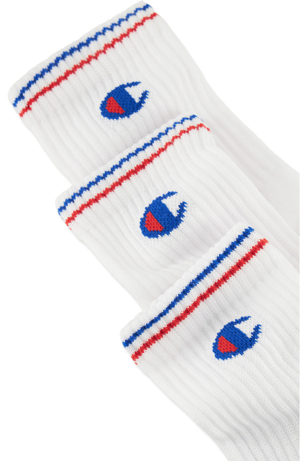 Basics 3pk Crew Socks Beyaz Unisex Çorap-U20013-WW001 - 2