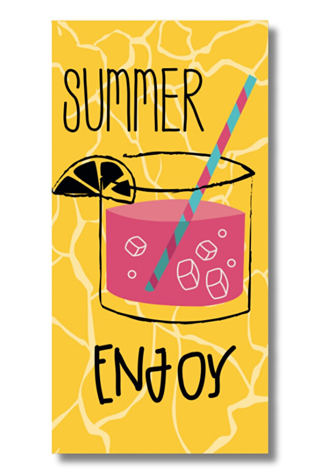 Felnőtt uniszex 70x140 cm-es nyári mintás strandtörölköző - fürdőlepedő - tengeri törölköző - 3