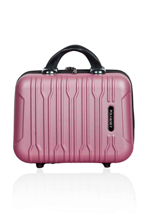 Polo Sky Mars Model Abs Dusty Rose Makeup Bag Hand Suitcase