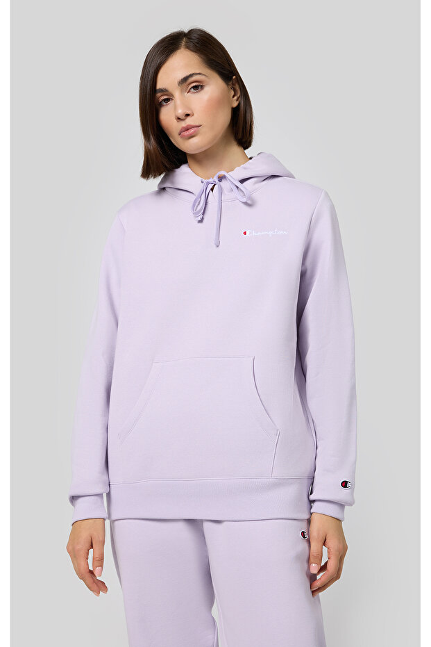 Script Shop Hooded Sweatshirt Purple Women Hooded Sweatshirt -117530-Vs057