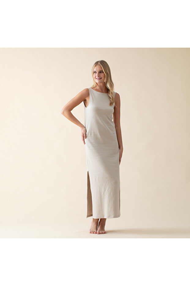 Armeria Kadın Gecelik Krem - 1