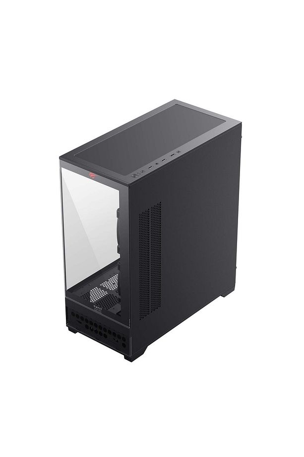 CF925 Tamperli Cam Gaming Oyuncu Kasası Siyah - 3 RGB Fanlı, Kumandalı, ITX/M-ATX/ATX/E-ATX Uyumlu - 6