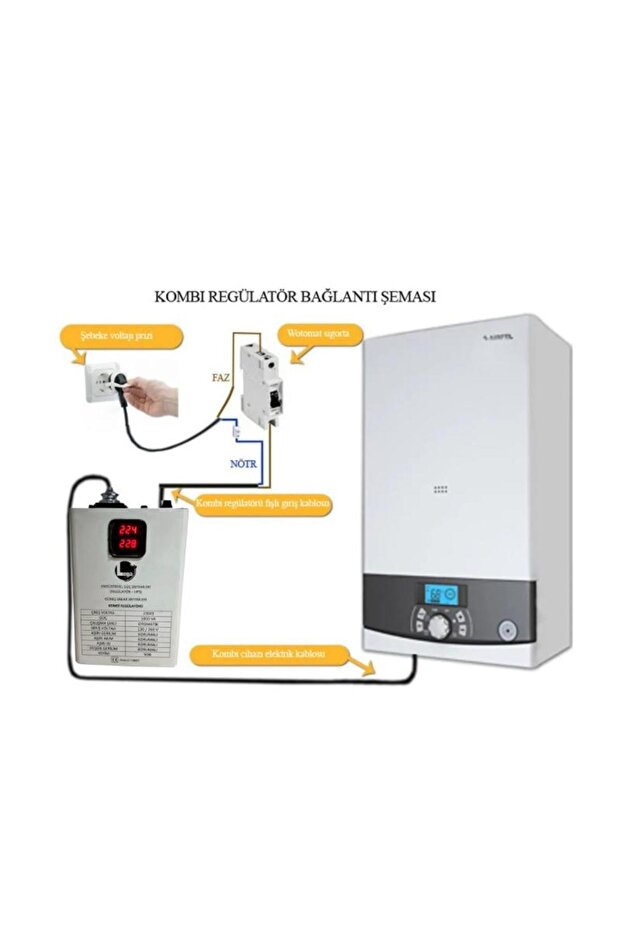 1 kVA KOMBİ VOLTAJ REGÜLATÖRÜ - 3