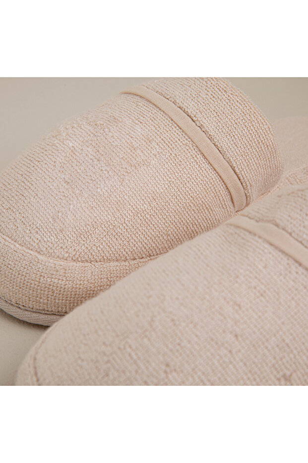 Solid Unisex Terlik Bej - 3