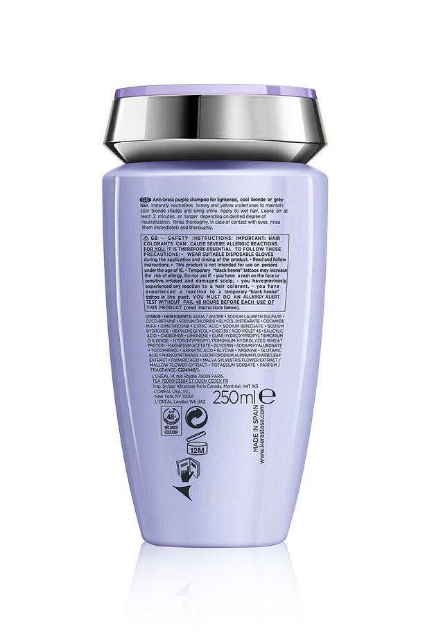 Blond Absolu Bain Ultra-violet Turuncu Yansımaları Nötralize Eden Şampuan 250 ml 250 ml - 8