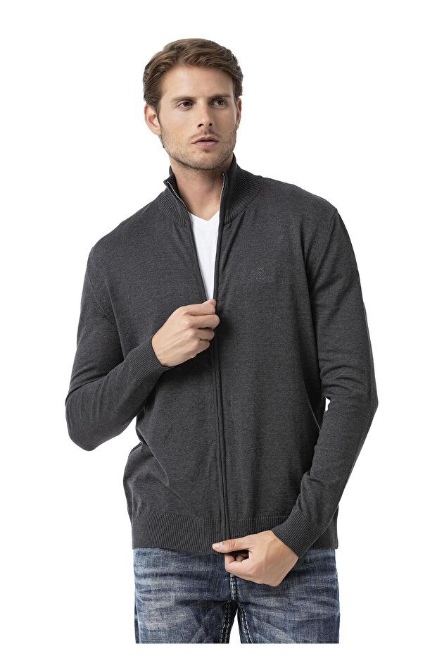 CP282 Ultimate Zip Luxe Knit Men Sweater