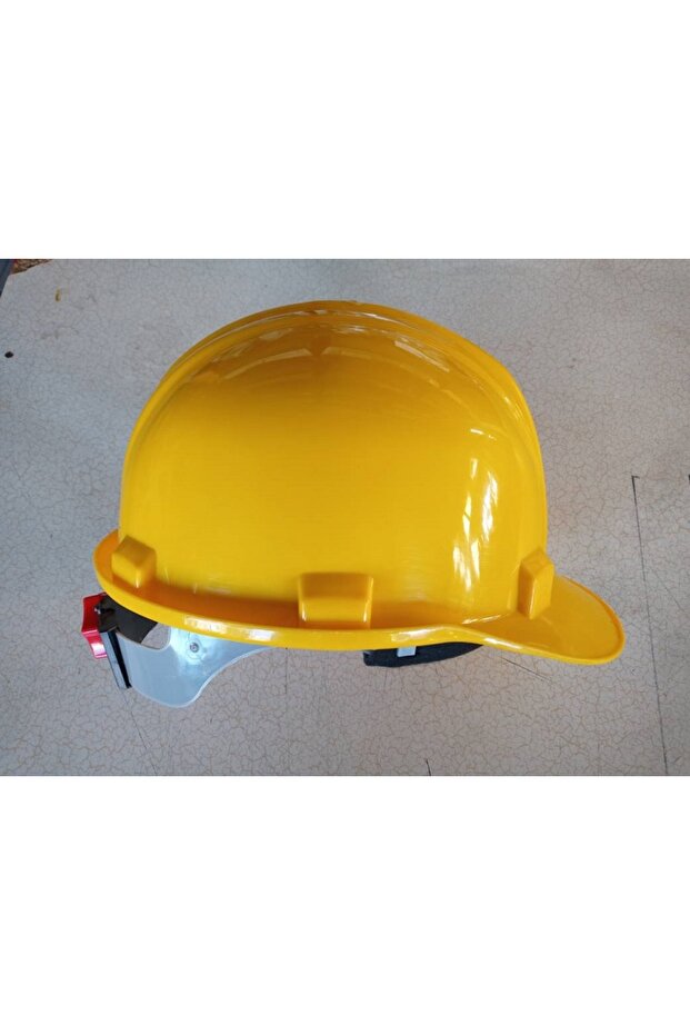 Yellow Helmet with Adjustable Neck