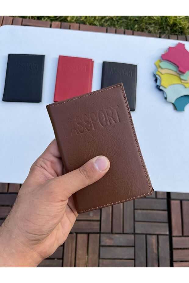 HAKİKİ DERİ TABA PASAPORTLUK - 3