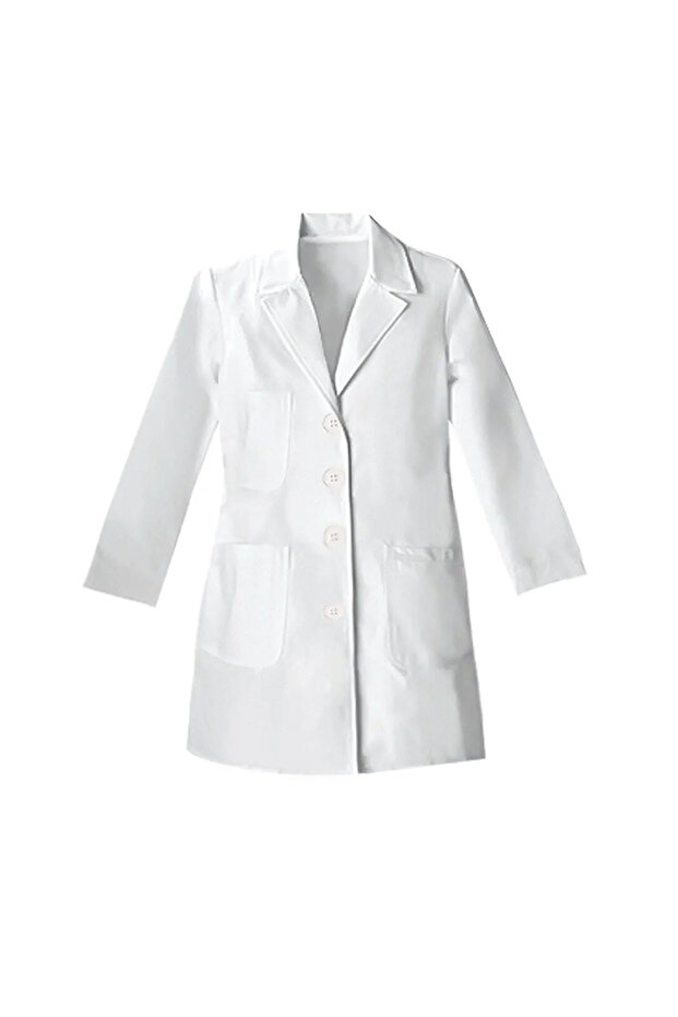 Doctor Apron Costume Chemist Kids Outfit White Lab Coat