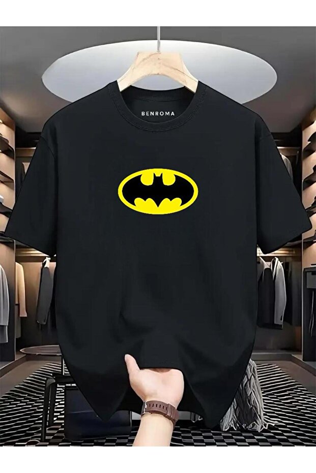 PRINTED OVERSIZED T-SHIRT WITH CARTOON CHARACTER