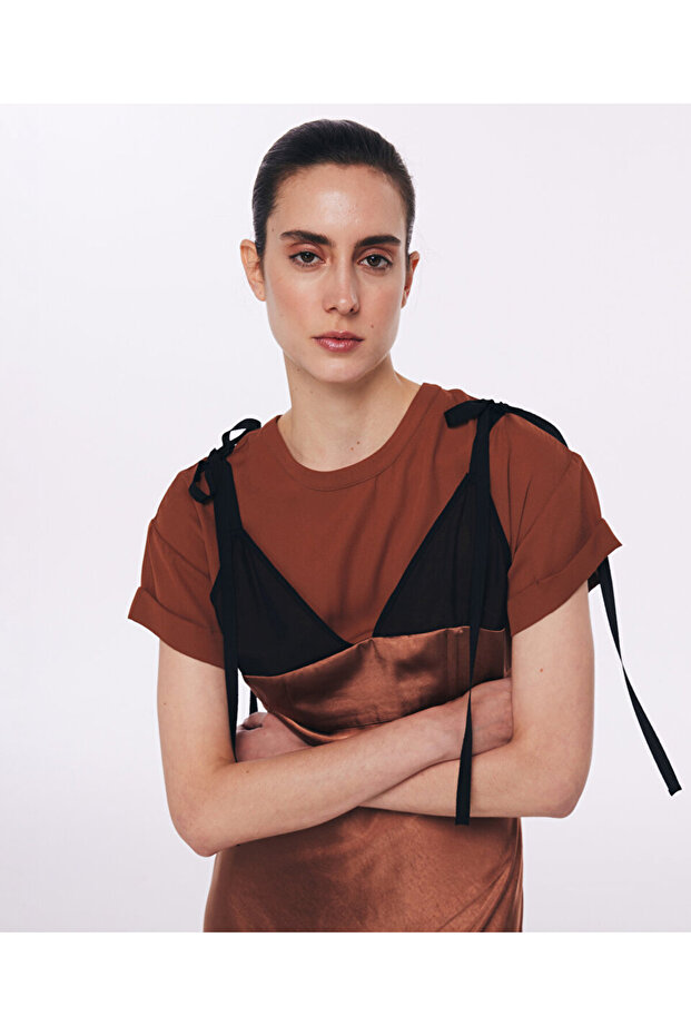 ÇİFT PARÇA GÖRÜNÜM ELBİSE - 5