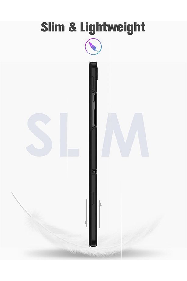 Samsung Galaxy Tab A9 Plus 11 inç Uyumlu Kılıf Smart Standlı Case Pu Deri Akıllı Uyku Modlu Sm-X210 - 7