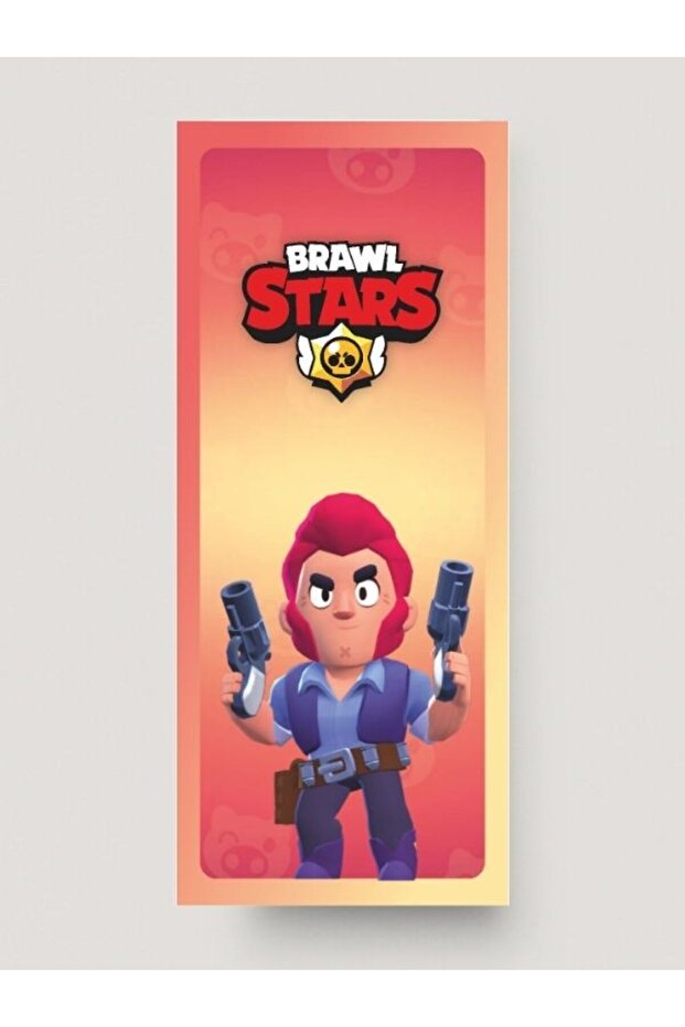 Brawl Stars - إشارة مرجعية غير قابلة للكسر لمحبي الألعاب، (قطعة واحدة)