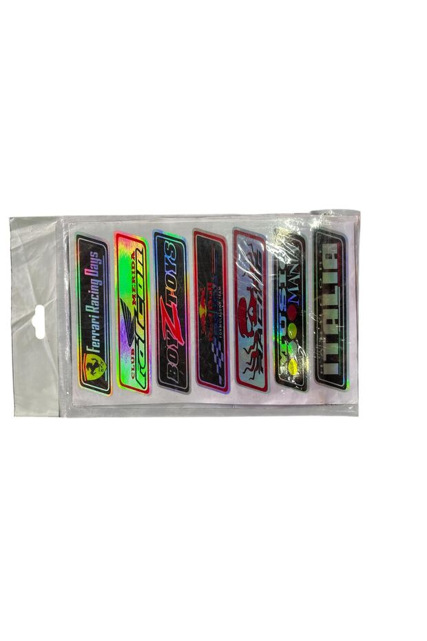 Komple Fosforlu Set Sticer - 1