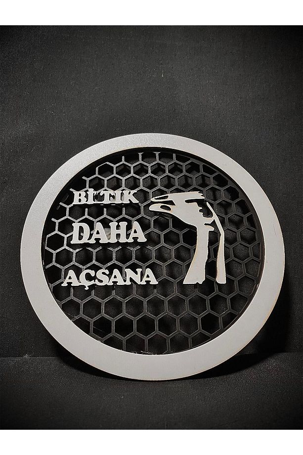 20 CM Midrange Kapağı Bi Tık Daha Açsana Yazılı 1 Takım Midrange Hoparlör Kapağı 2 Adet - 5