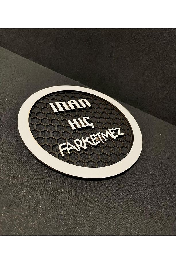 20Cm İnan Hiç Farketmez Yazılı Midrange Kapağı 1 Takıım 2 Adet - 5