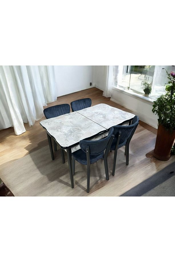 MUTFAK MASA TAKIMI 4 KİŞİLİK GLOSS MAX ( MDF ) - 5