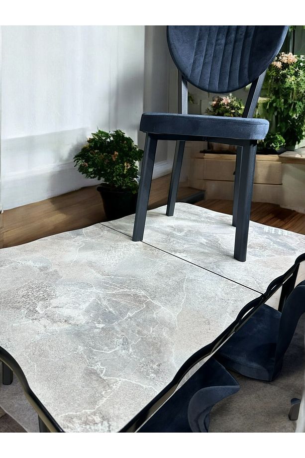 MUTFAK MASA TAKIMI 4 KİŞİLİK GLOSS MAX ( MDF ) - 3