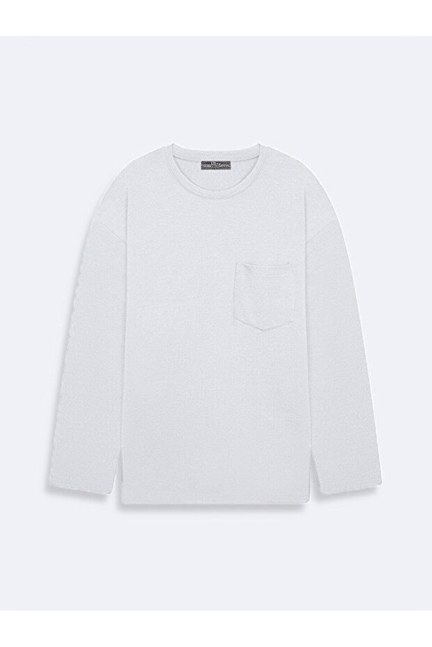 Beyaz Sweatshırt - 1