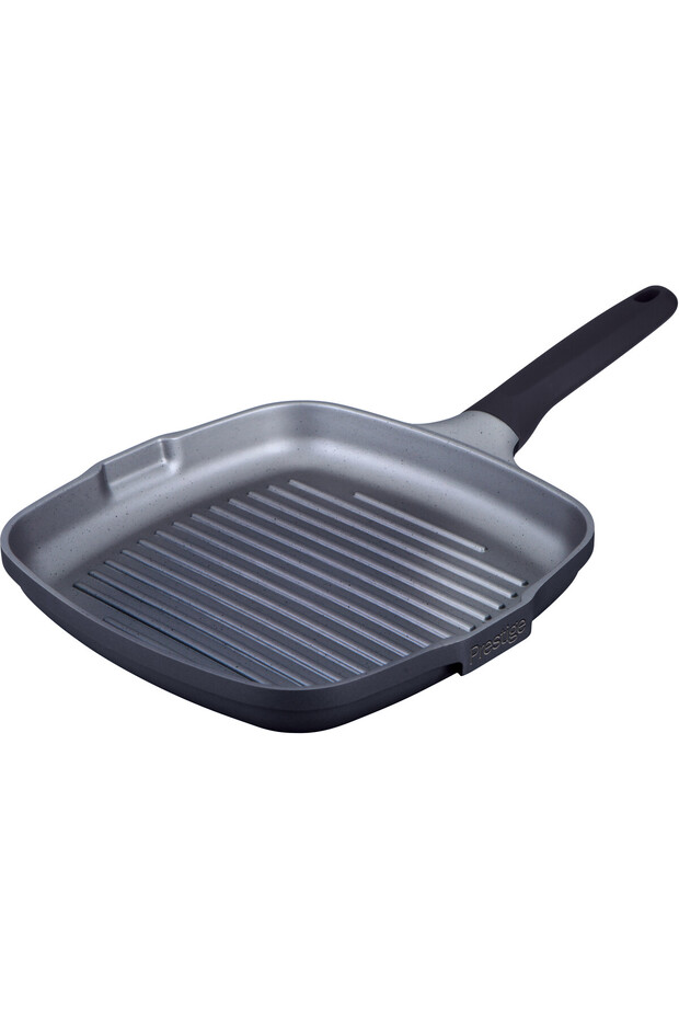 Essential Cast Aluminum black 28cm Grill Pan Induction-Based