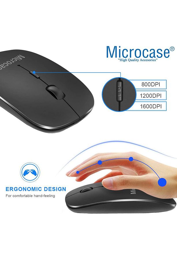 Xiaomi Mi Pad 7 Tablet için Bluetooth Klavye ve Mouse + Kılıf BKK6 - 5