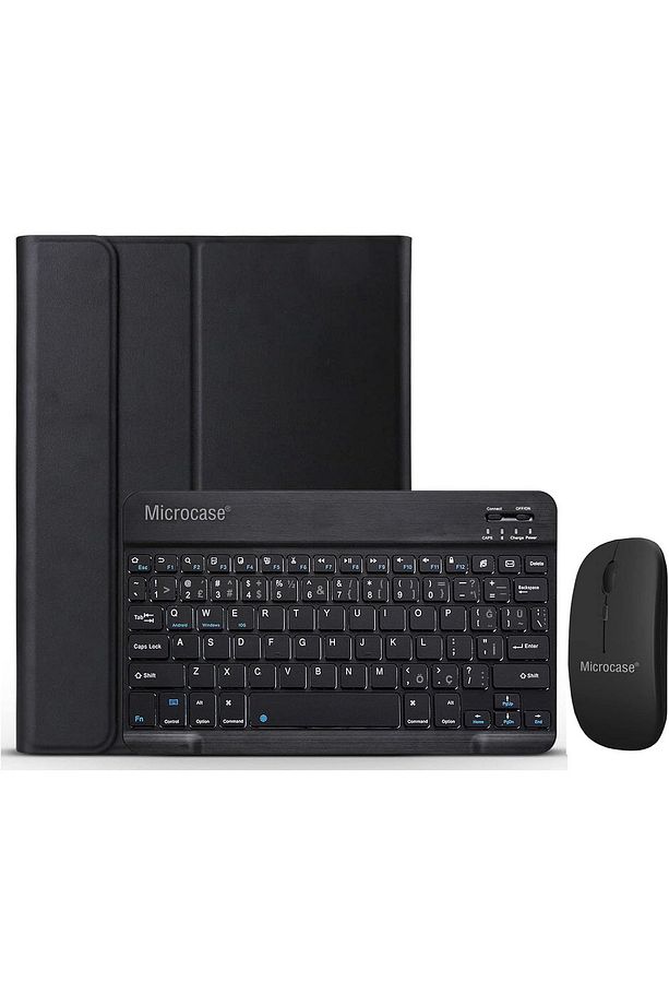 Honor Pad x8a Tablet için Bluetooth Klavye ve Mouse + Kılıf BKK6 - 1