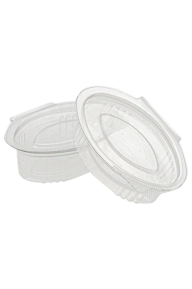 Plastik Sızdırmaz Kapaklı Sos Reçel Bulyon Kabı 50cc 100 Adet - 1