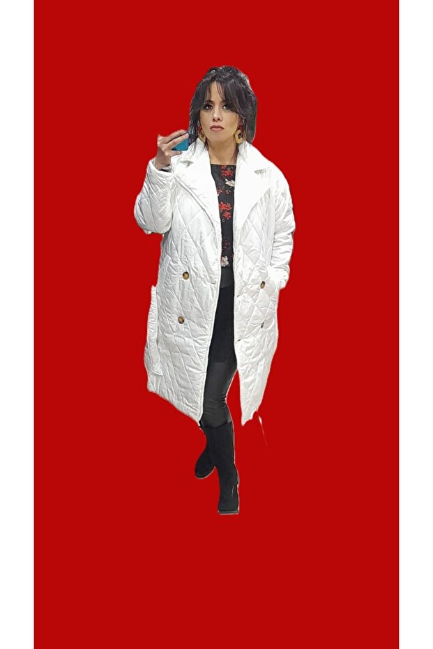 GENİŞ KALIP OVERSİZE KAPİTONE KABAN - 3